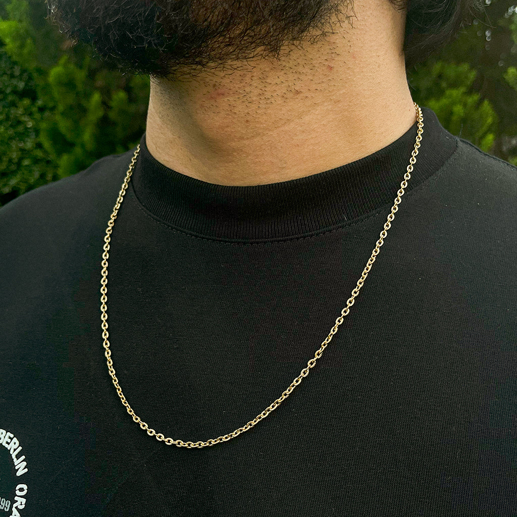 Cadena Ovalo - Hombre